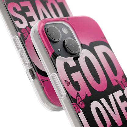 God Loves You iPhone Case