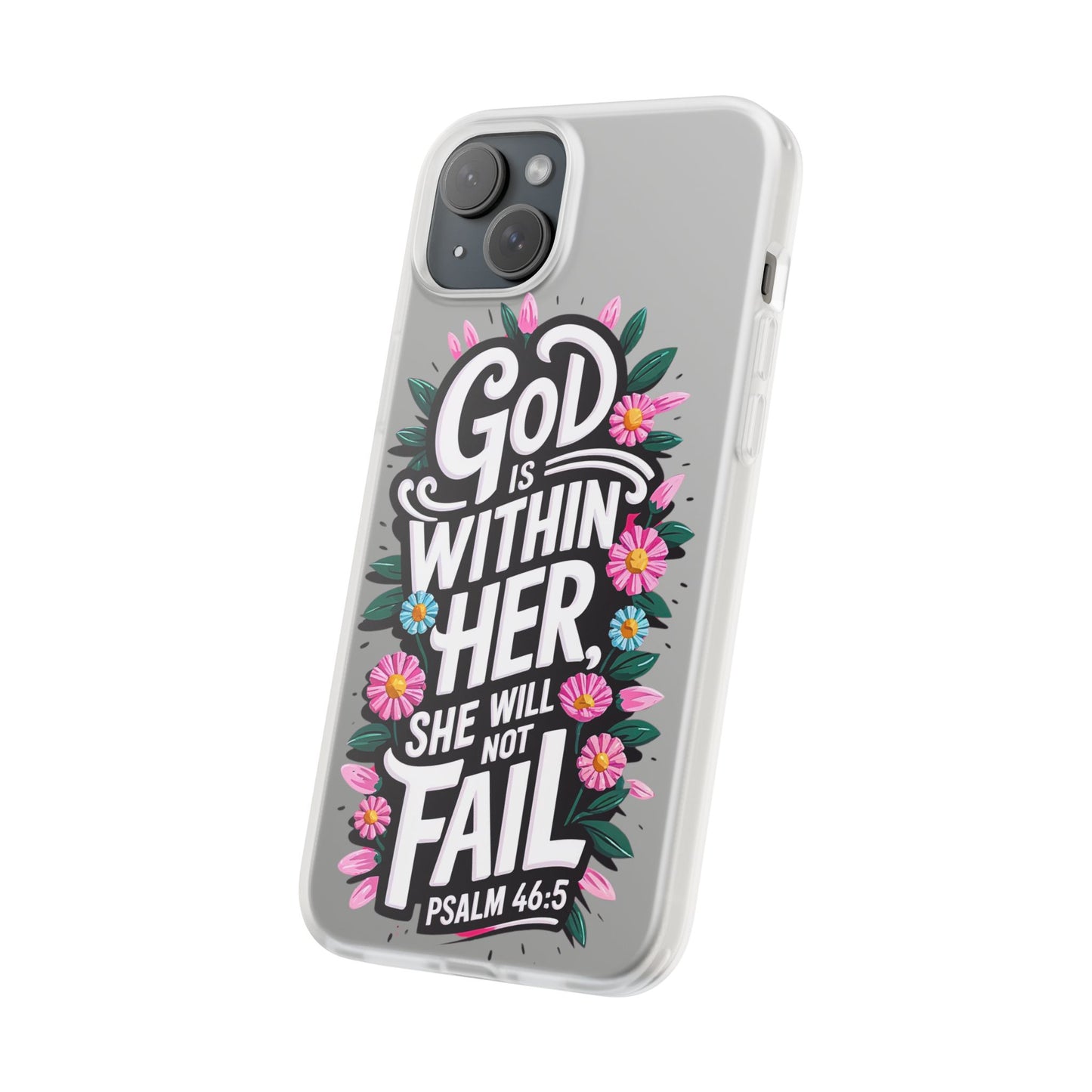 God is Within Her iPhone Case Transparent