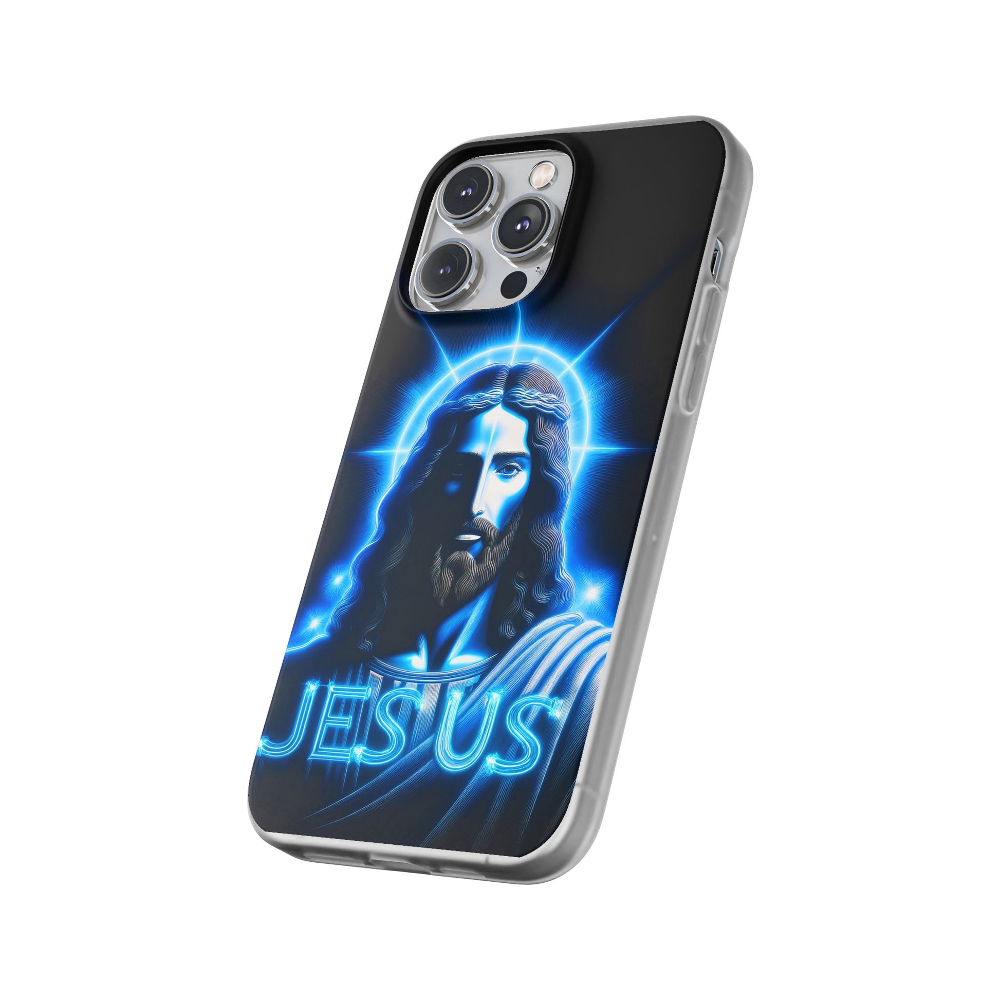 Glowing Jesus Majesty iPhone Case