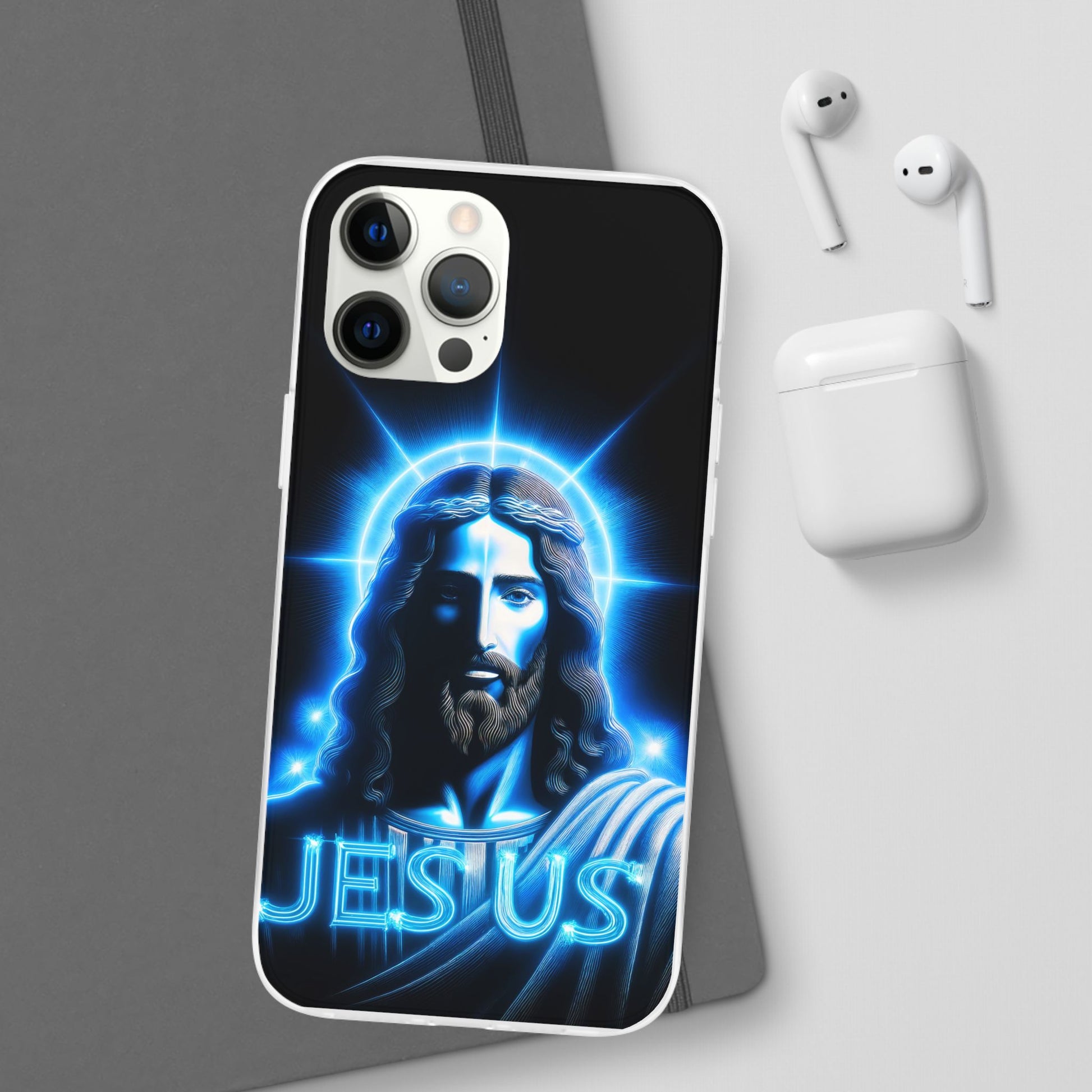 Glowing Jesus Majesty iPhone Case