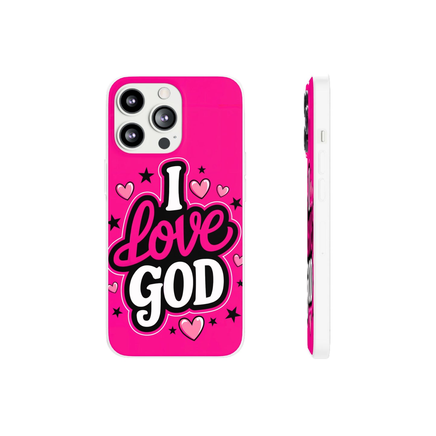 I Love God iPhone Case