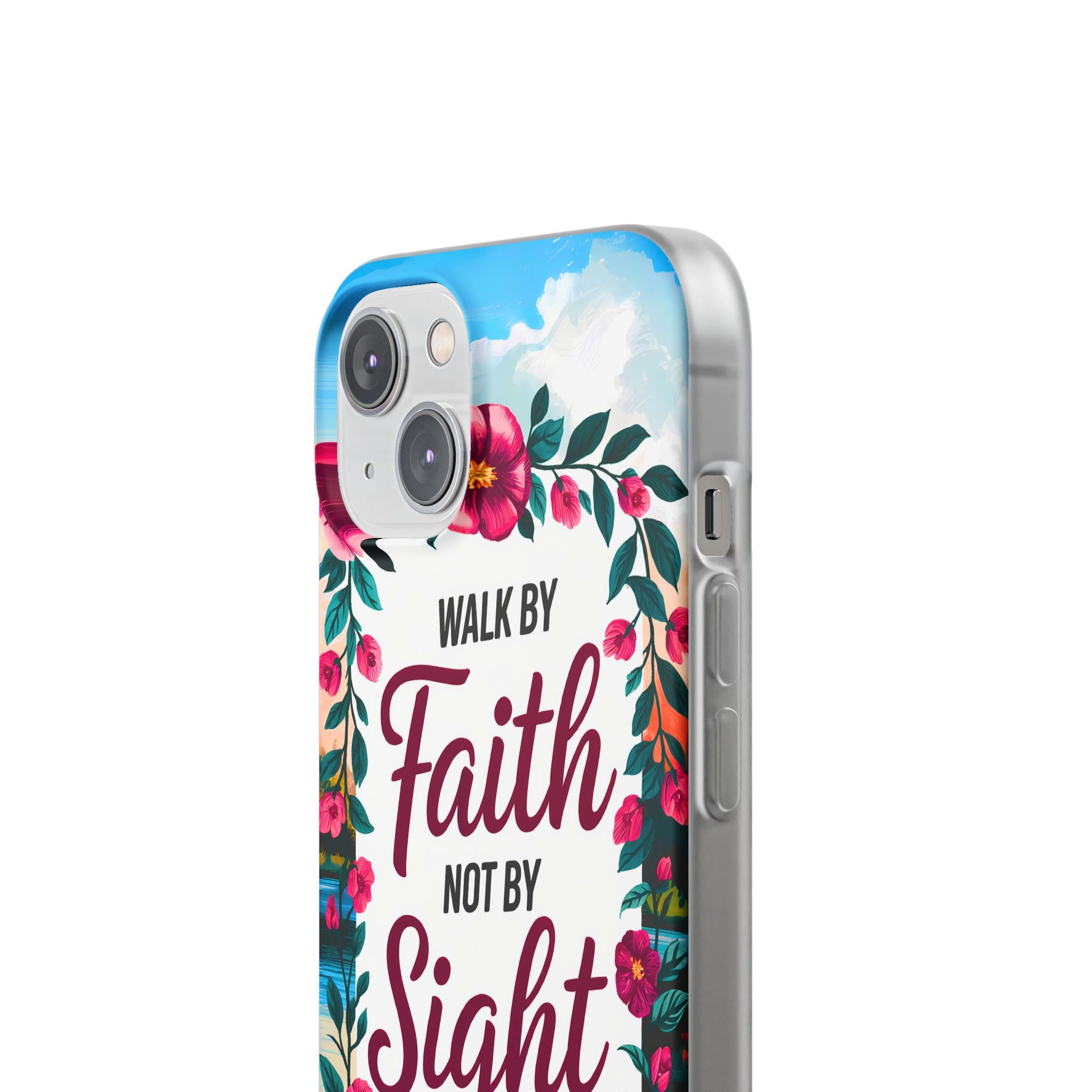 Walk by Faith Floral iPhone Case II