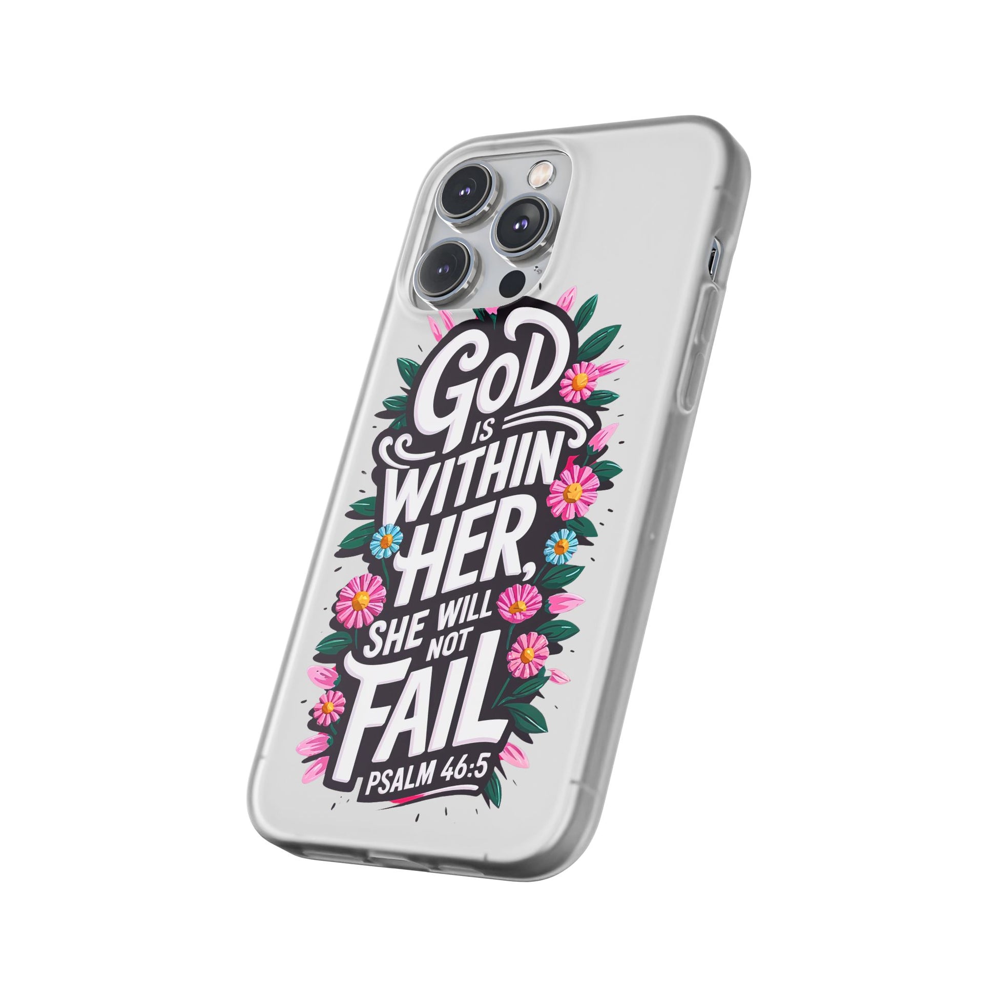 God is Within Her iPhone Case Transparent