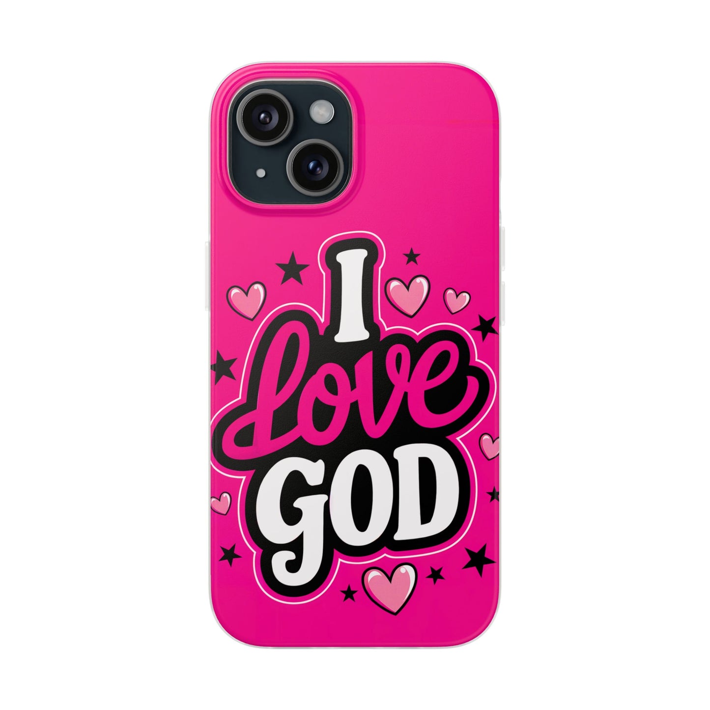 I Love God iPhone Case