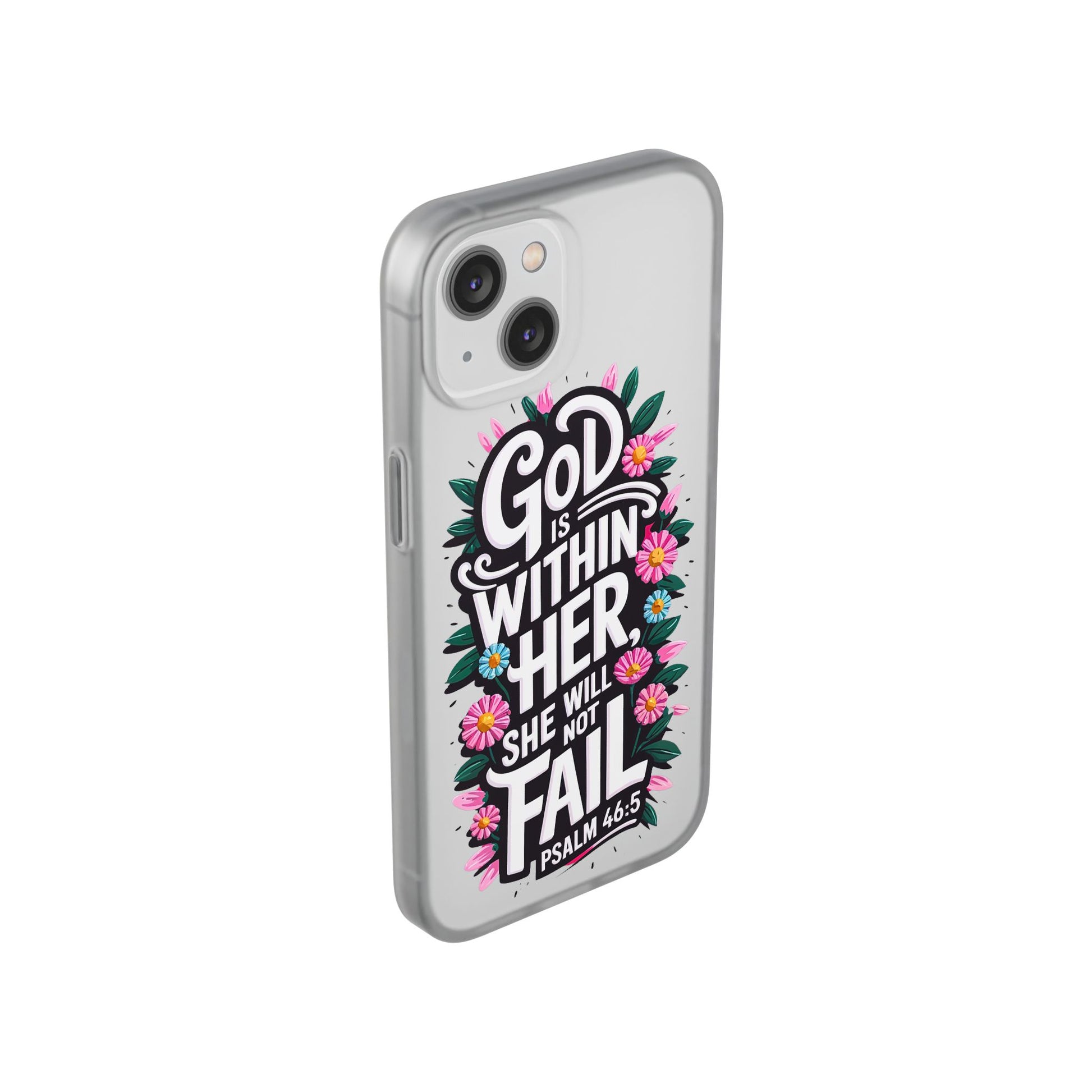 God is Within Her iPhone Case Transparent