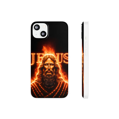 Flames of Jesus iPhone Case