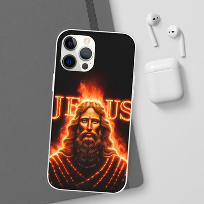 Flames of Jesus iPhone Case