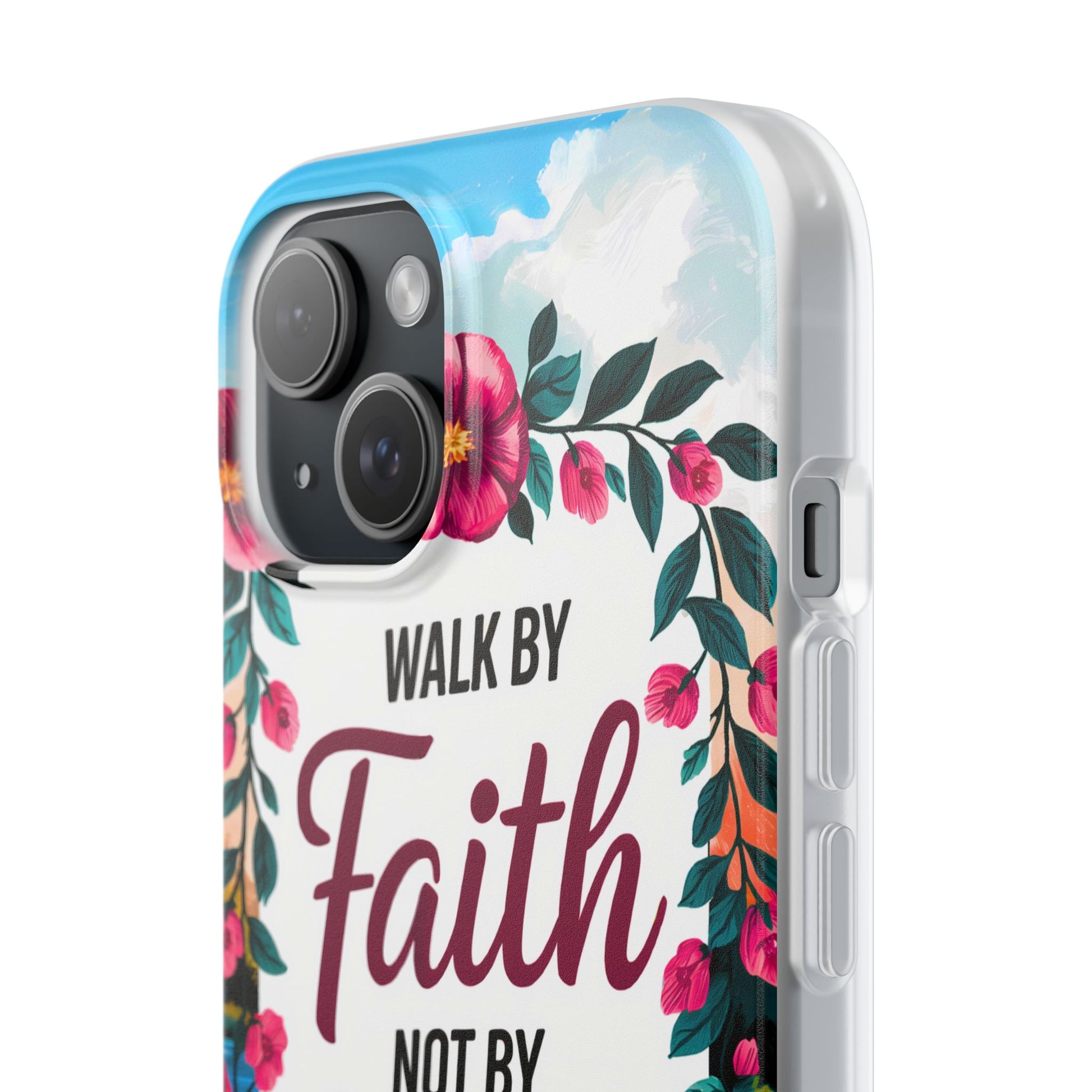 Walk by Faith Floral iPhone Case II