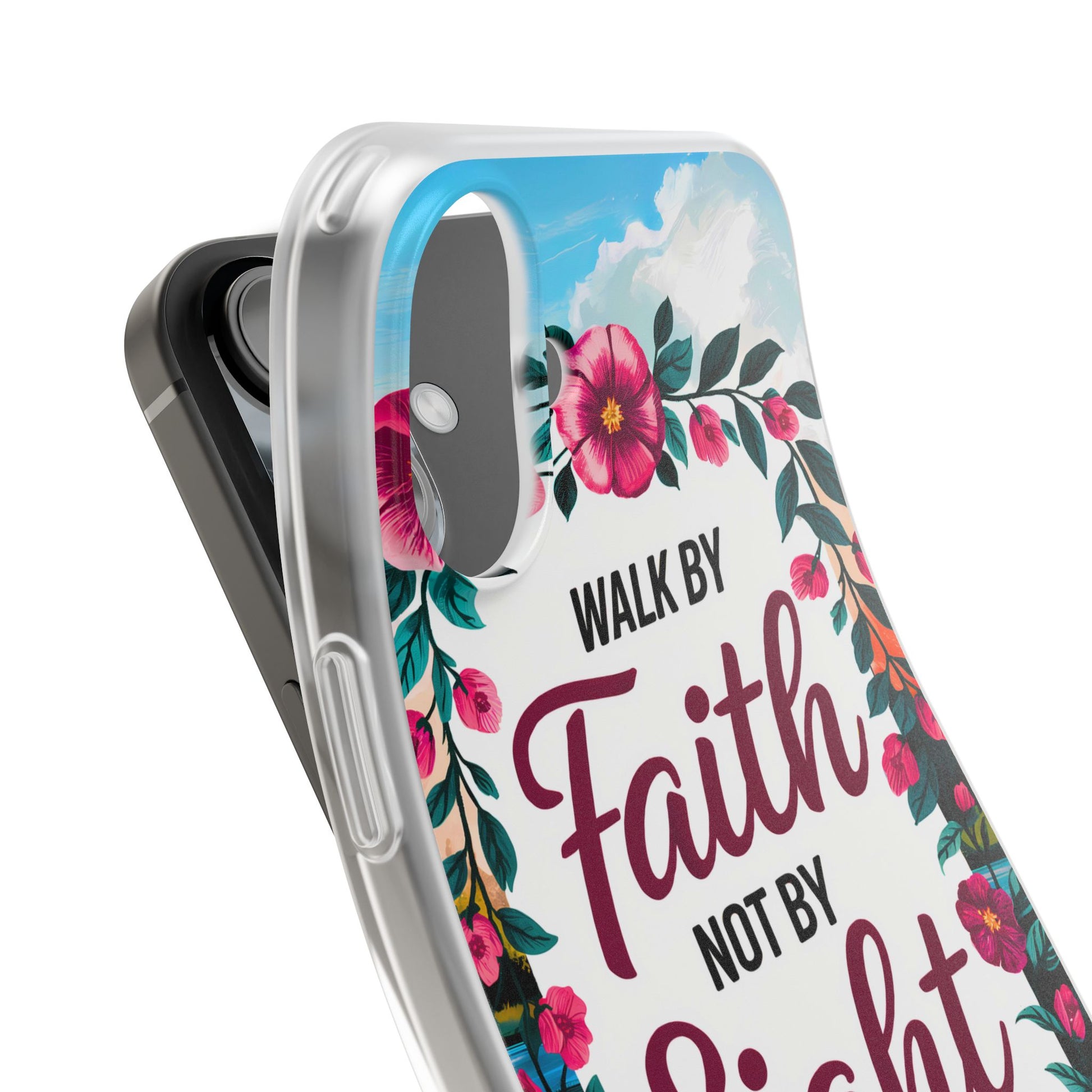 Walk by Faith Floral iPhone Case II