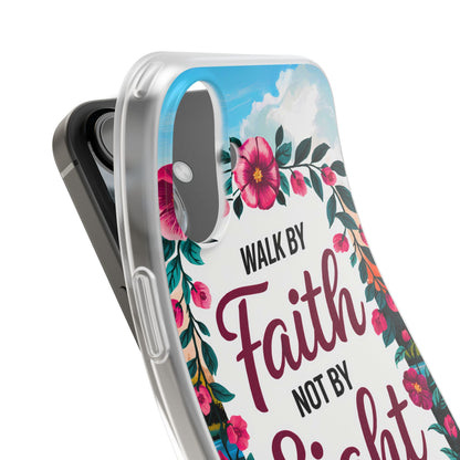 Walk by Faith Floral iPhone Case II