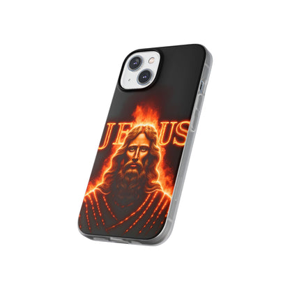 Flames of Jesus iPhone Case