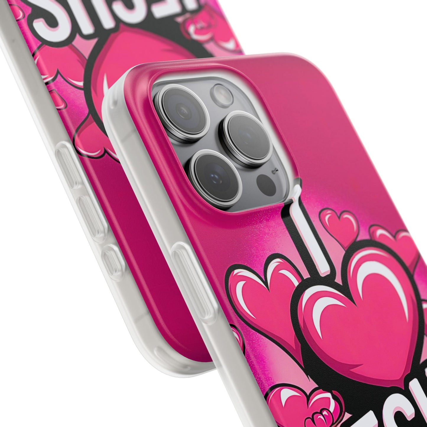 I Love Jesus Hearts iPhone Case