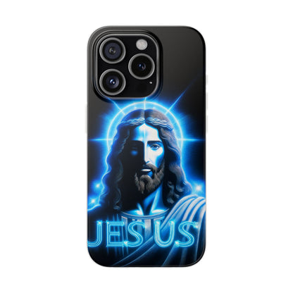 Glowing Jesus Majesty iPhone Case