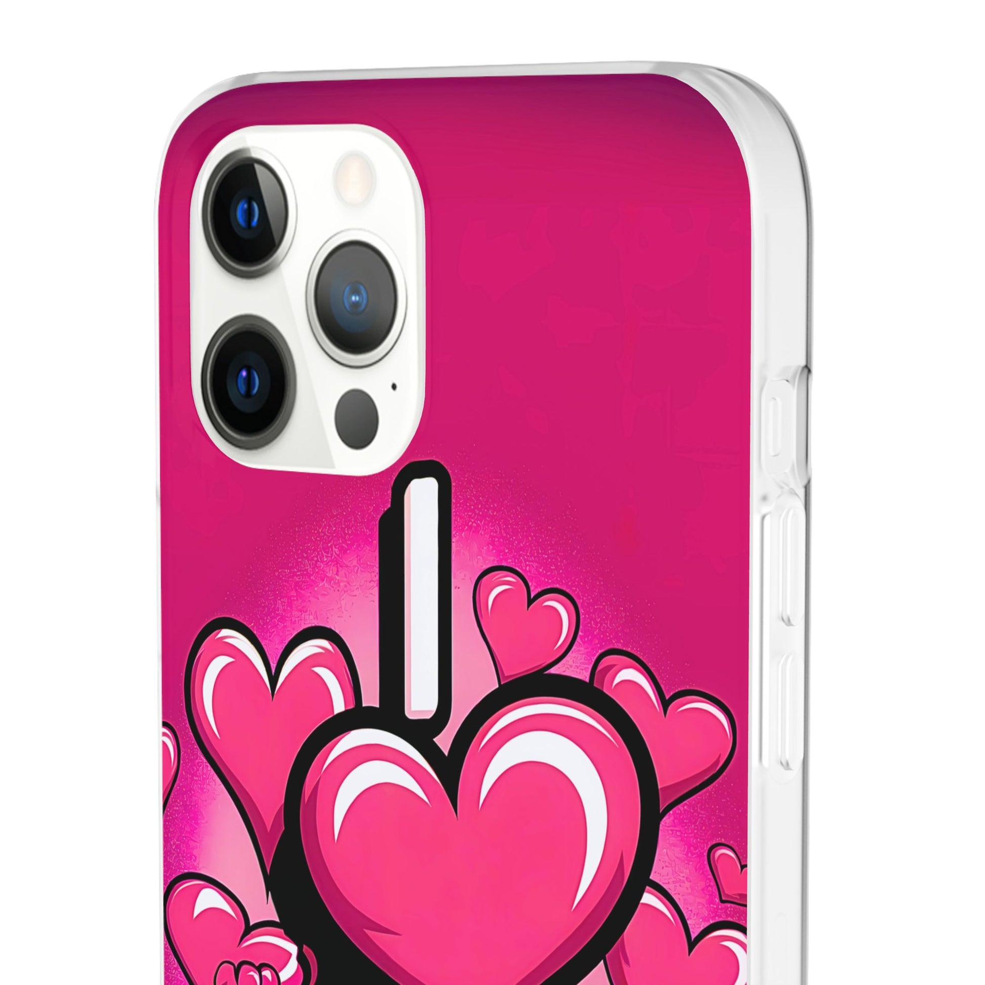 I Love Jesus Hearts iPhone Case