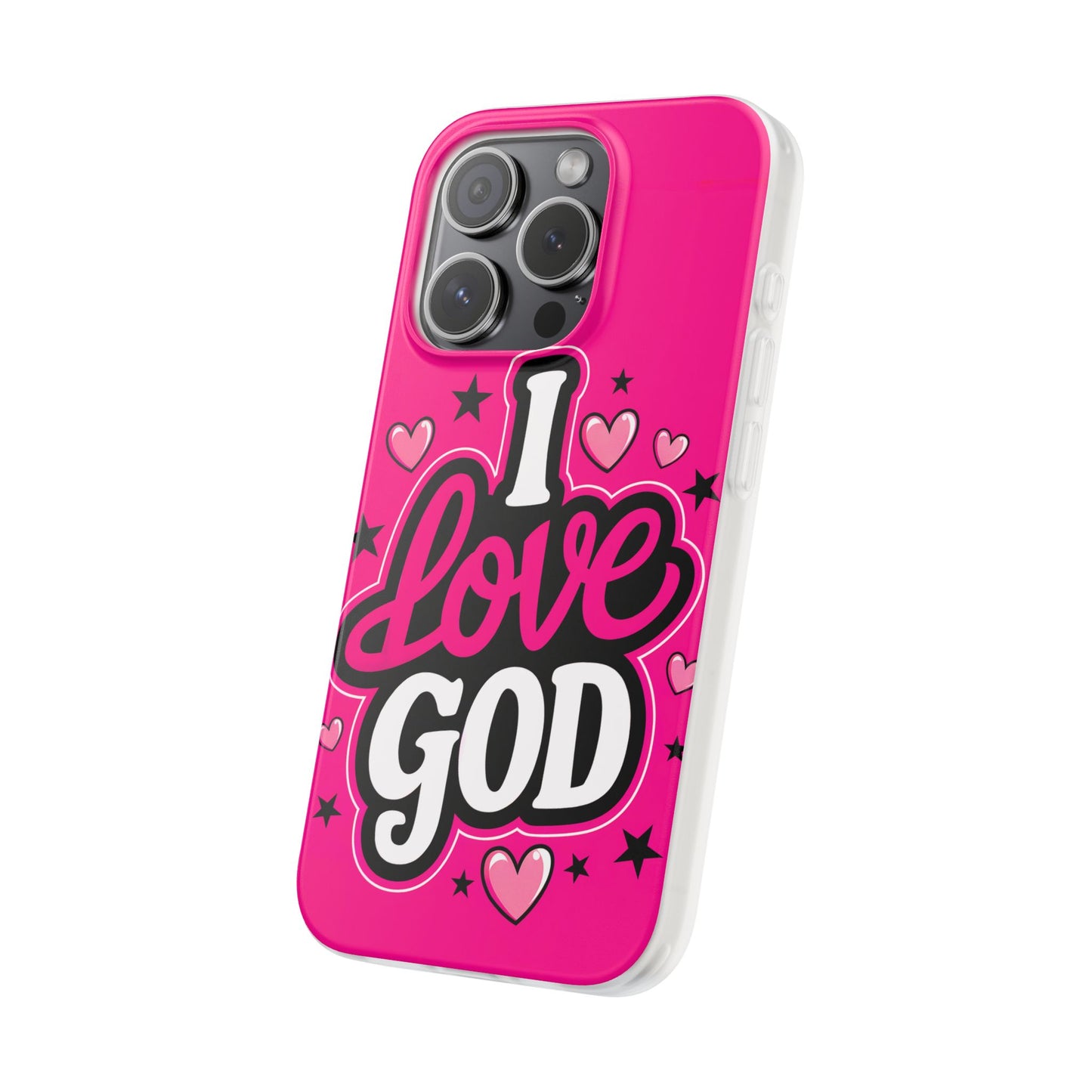 I Love God iPhone Case