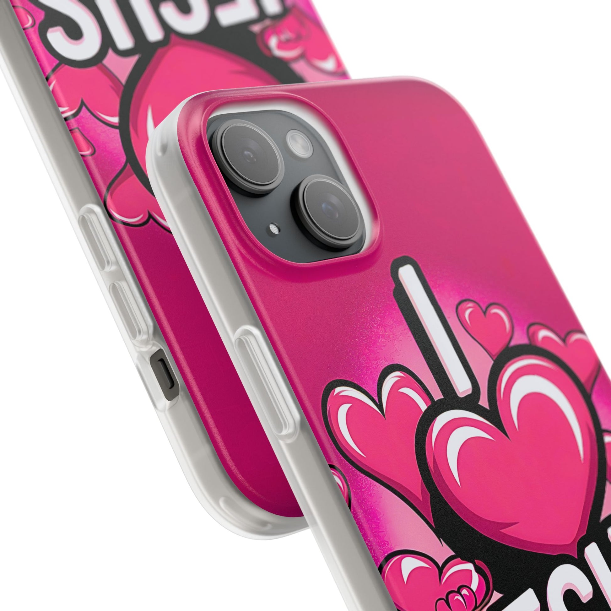 I Love Jesus Hearts iPhone Case