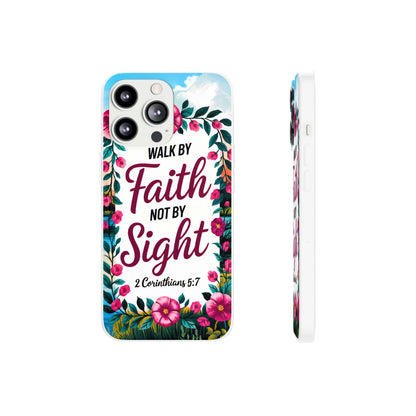 Walk by Faith Floral iPhone Case II