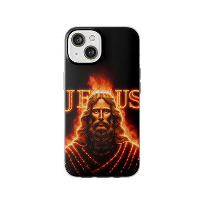 Flames of Jesus iPhone Case