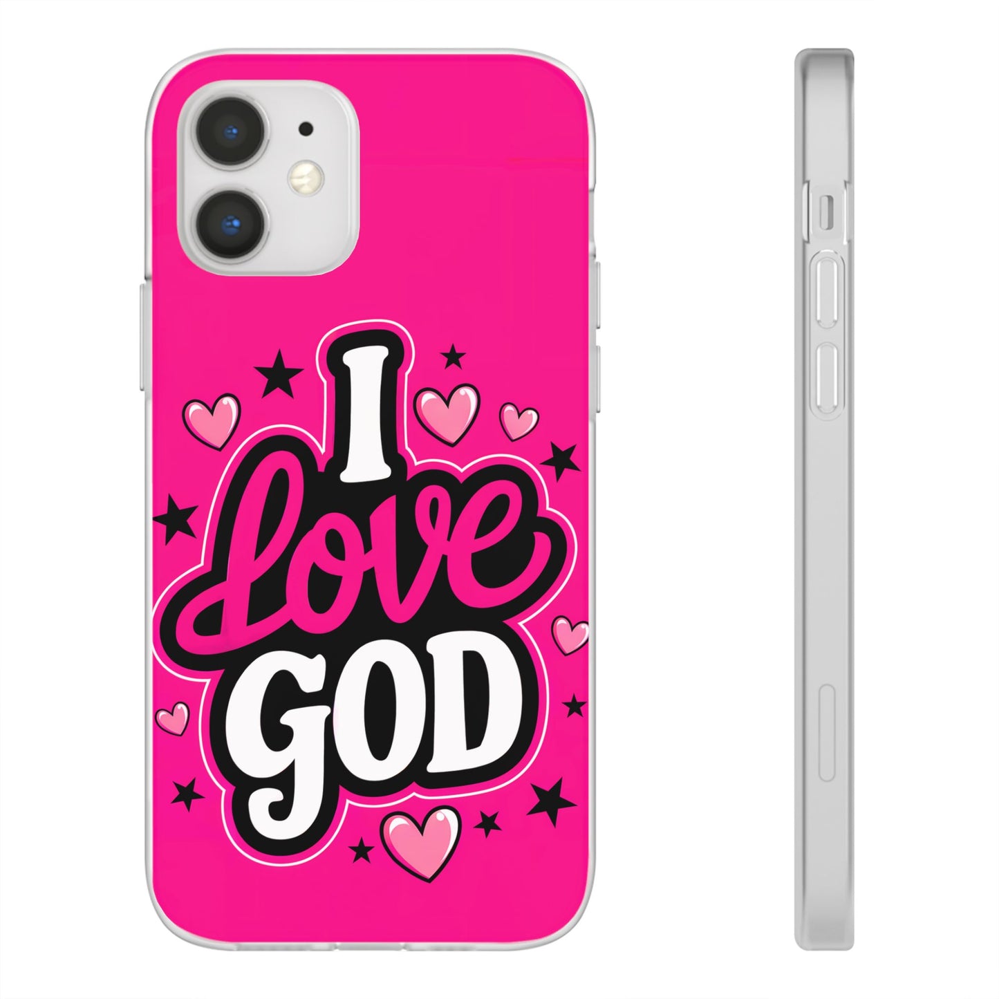 I Love God iPhone Case