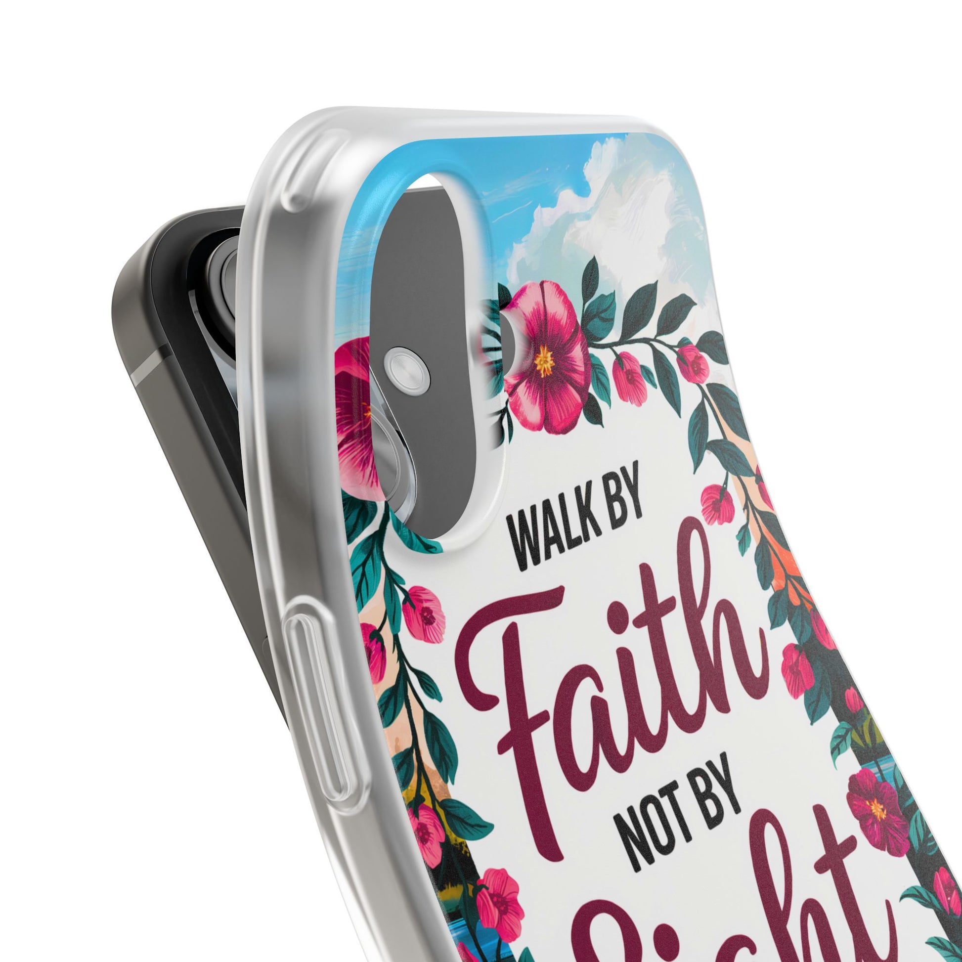 Walk by Faith Floral iPhone Case II