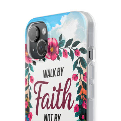 Walk by Faith Floral iPhone Case II