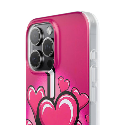 I Love Jesus Hearts iPhone Case