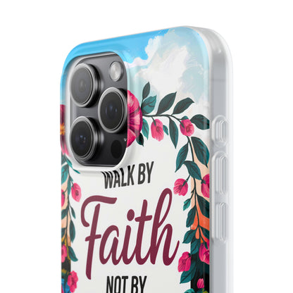 Walk by Faith Floral iPhone Case II