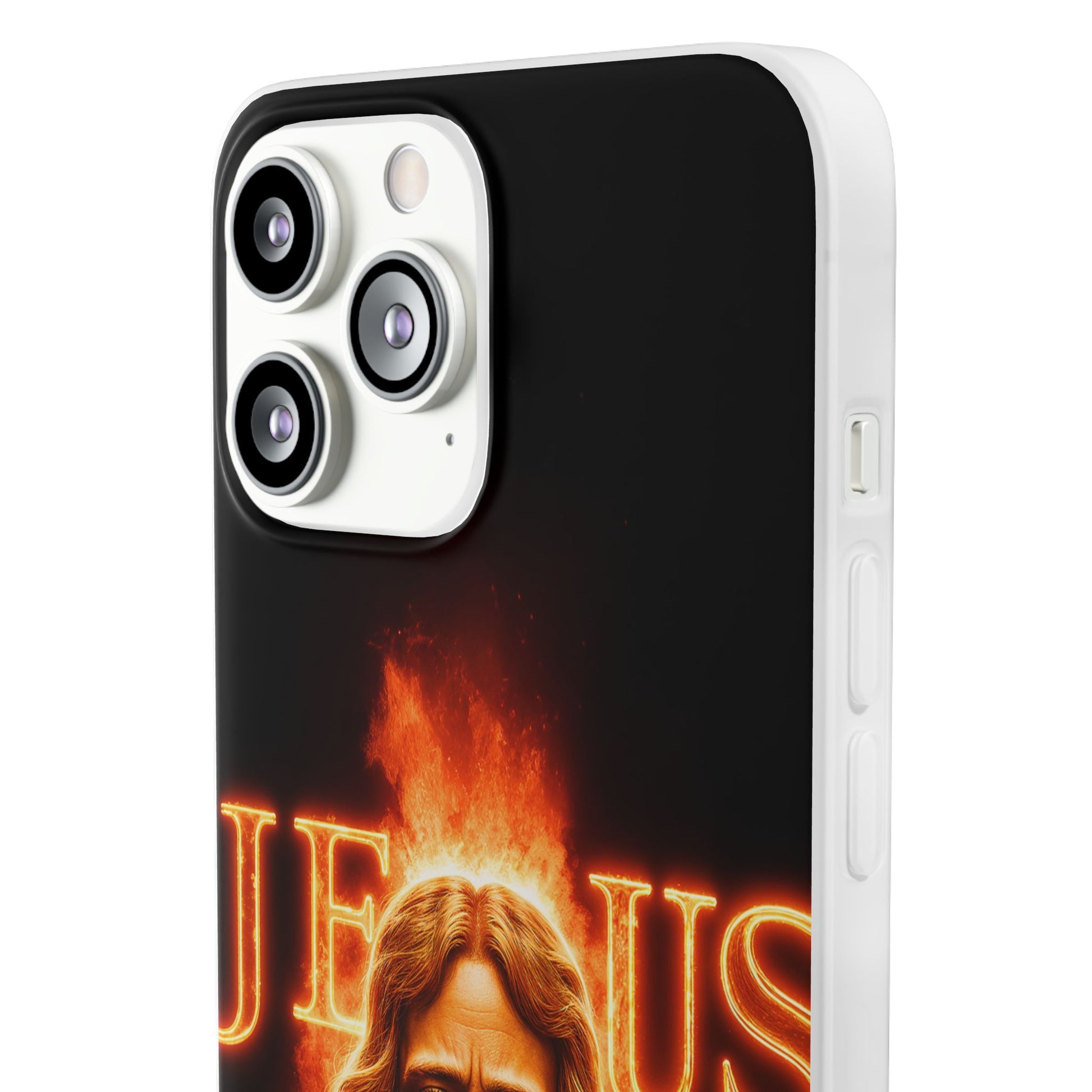 Flames of Jesus iPhone Case