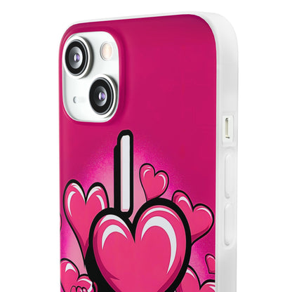 I Love Jesus Hearts iPhone Case