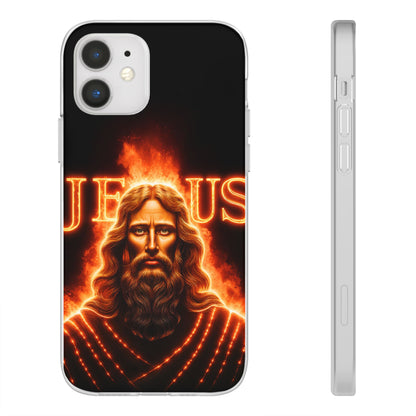 Flames of Jesus iPhone Case