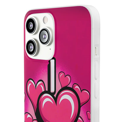 I Love Jesus Hearts iPhone Case