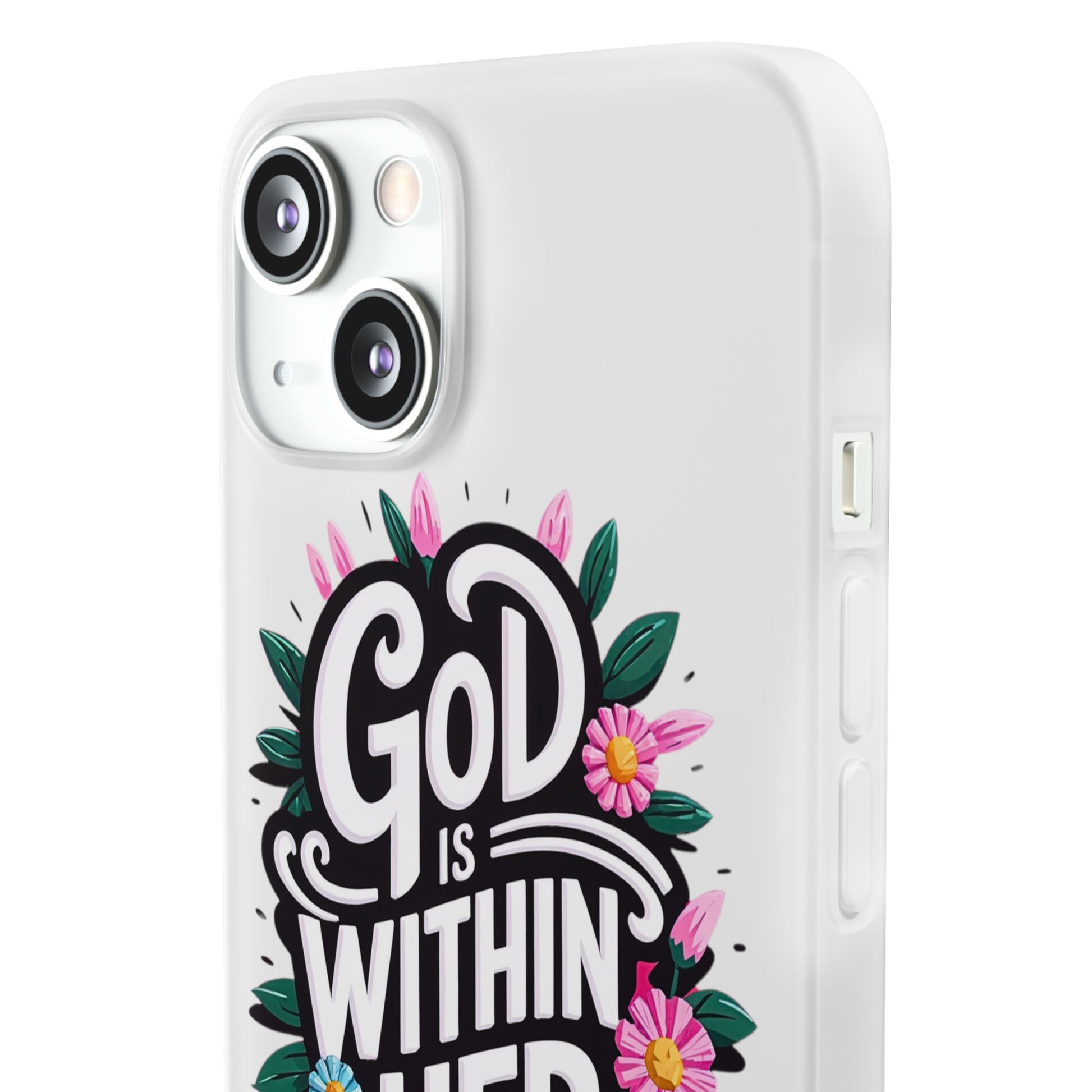 God is Within Her iPhone Case Transparent