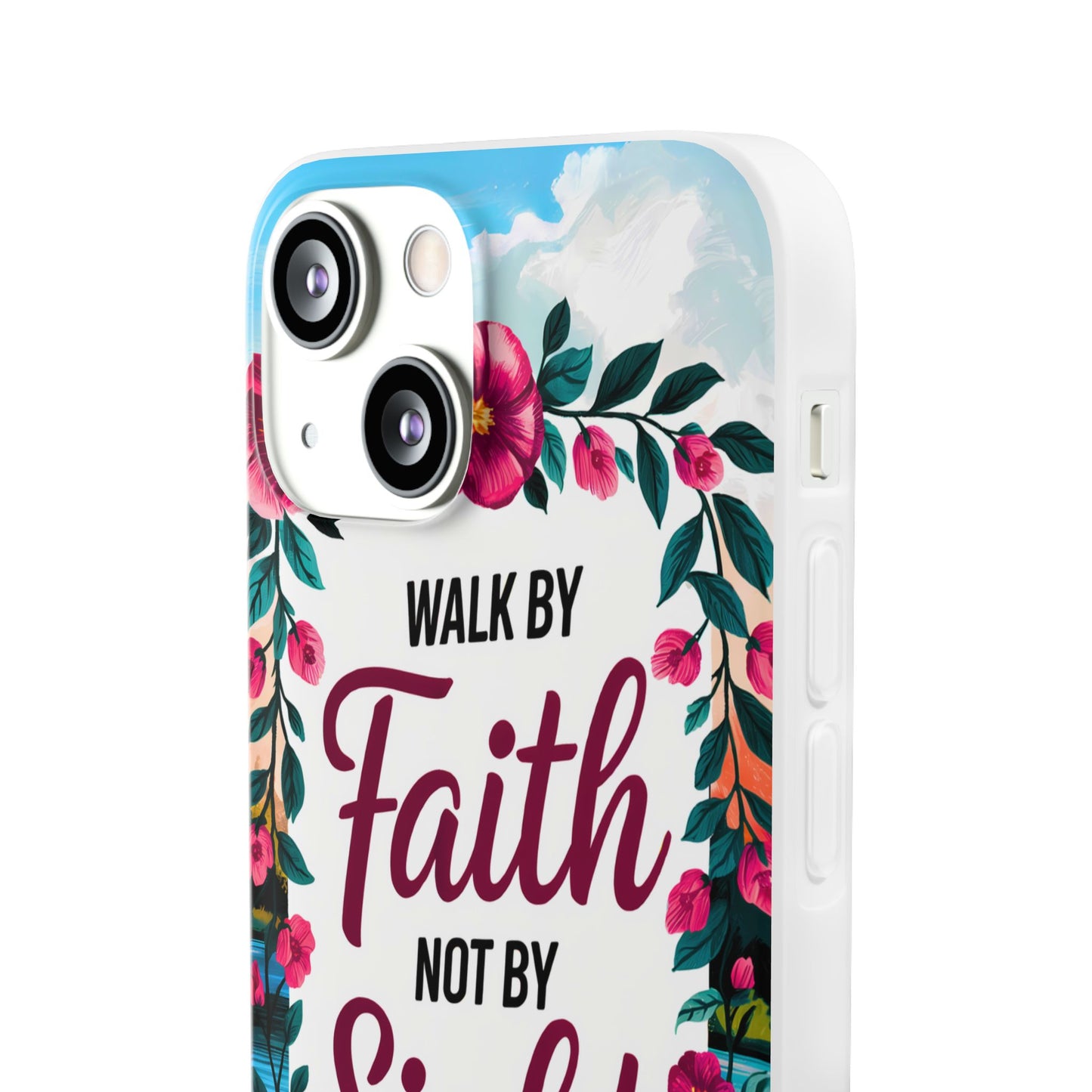 Walk by Faith Floral iPhone Case II