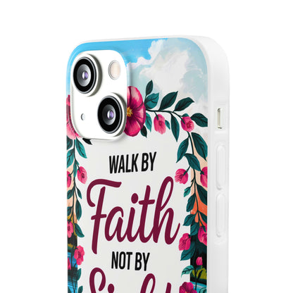 Walk by Faith Floral iPhone Case II