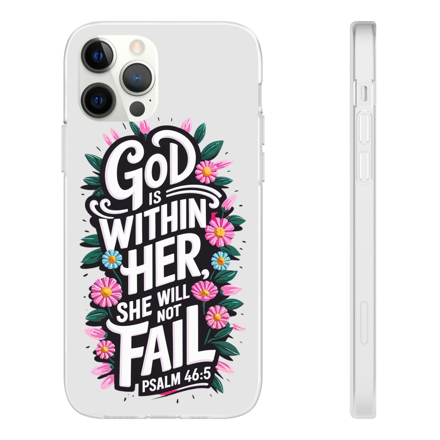 God is Within Her iPhone Case Transparent