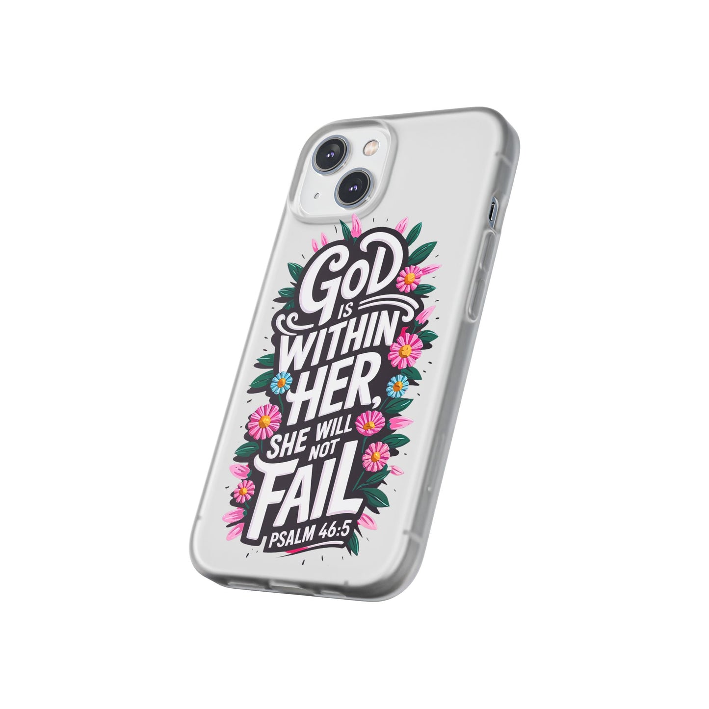 God is Within Her iPhone Case Transparent