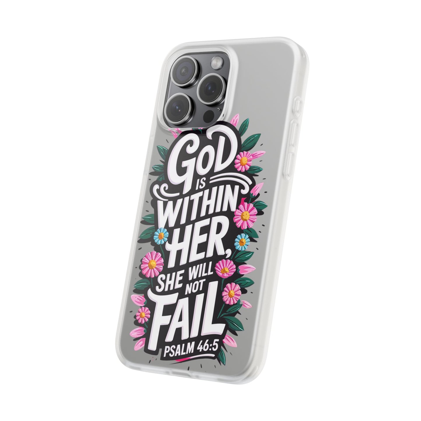 God is Within Her iPhone Case Transparent