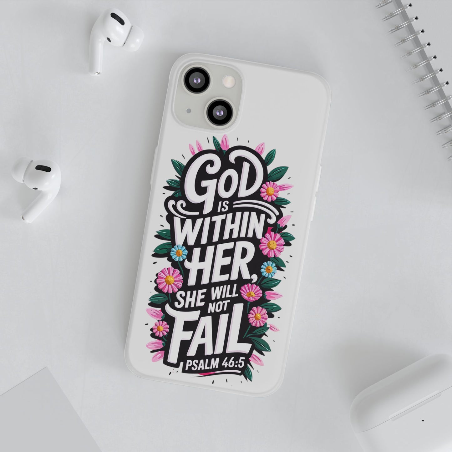 God is Within Her iPhone Case Transparent