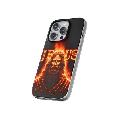 Flames of Jesus iPhone Case