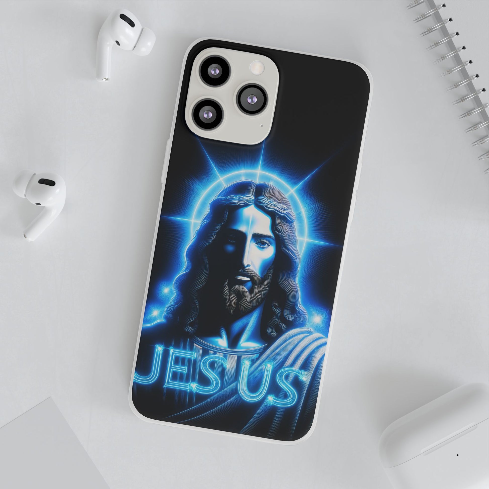 Glowing Jesus Majesty iPhone Case