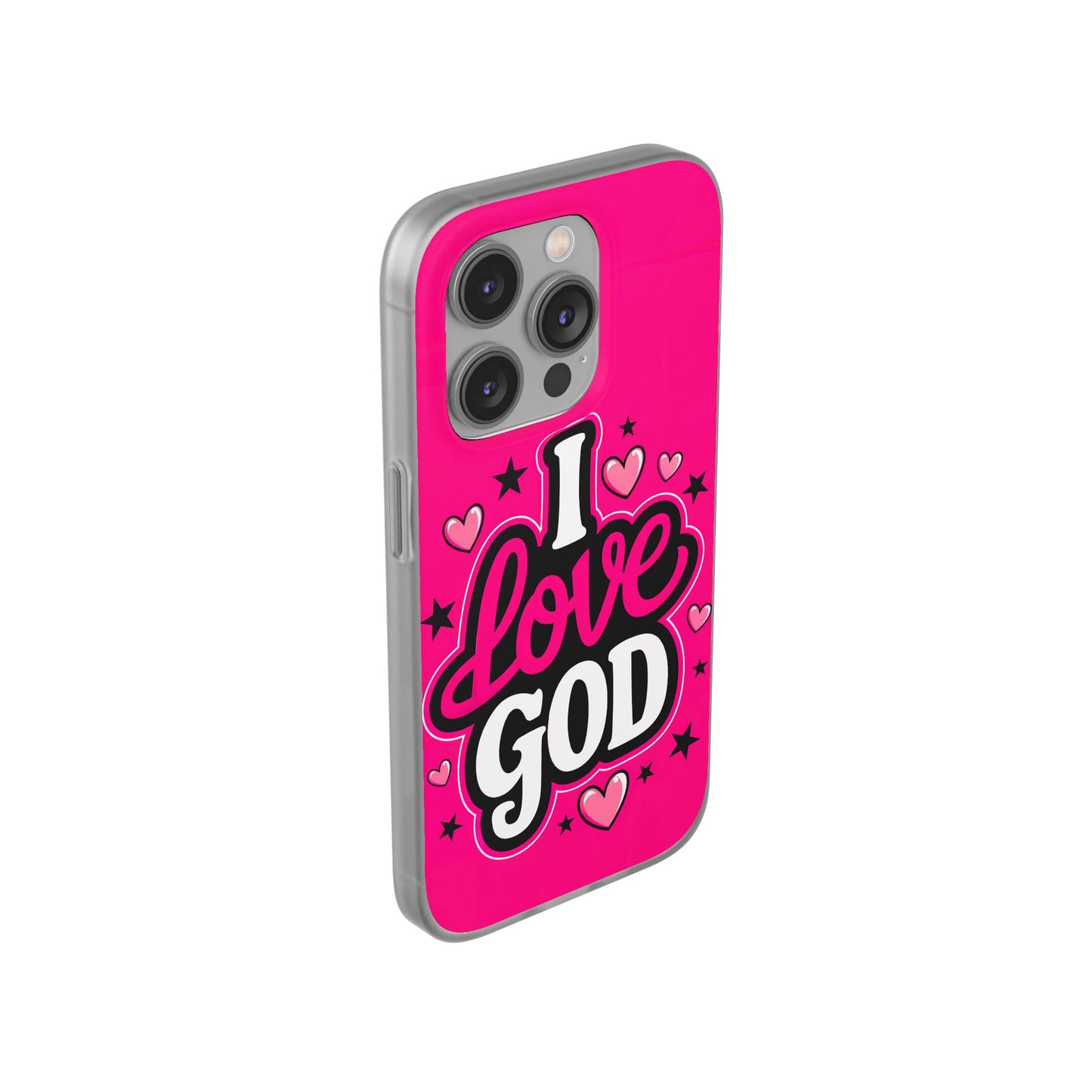 I Love God iPhone Case