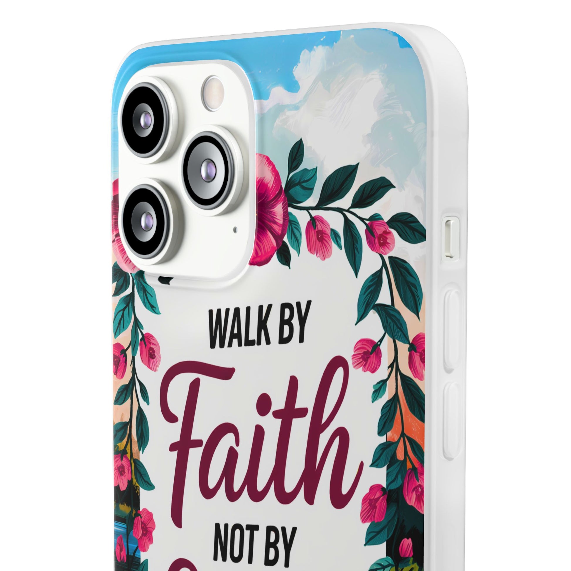 Walk by Faith Floral iPhone Case II