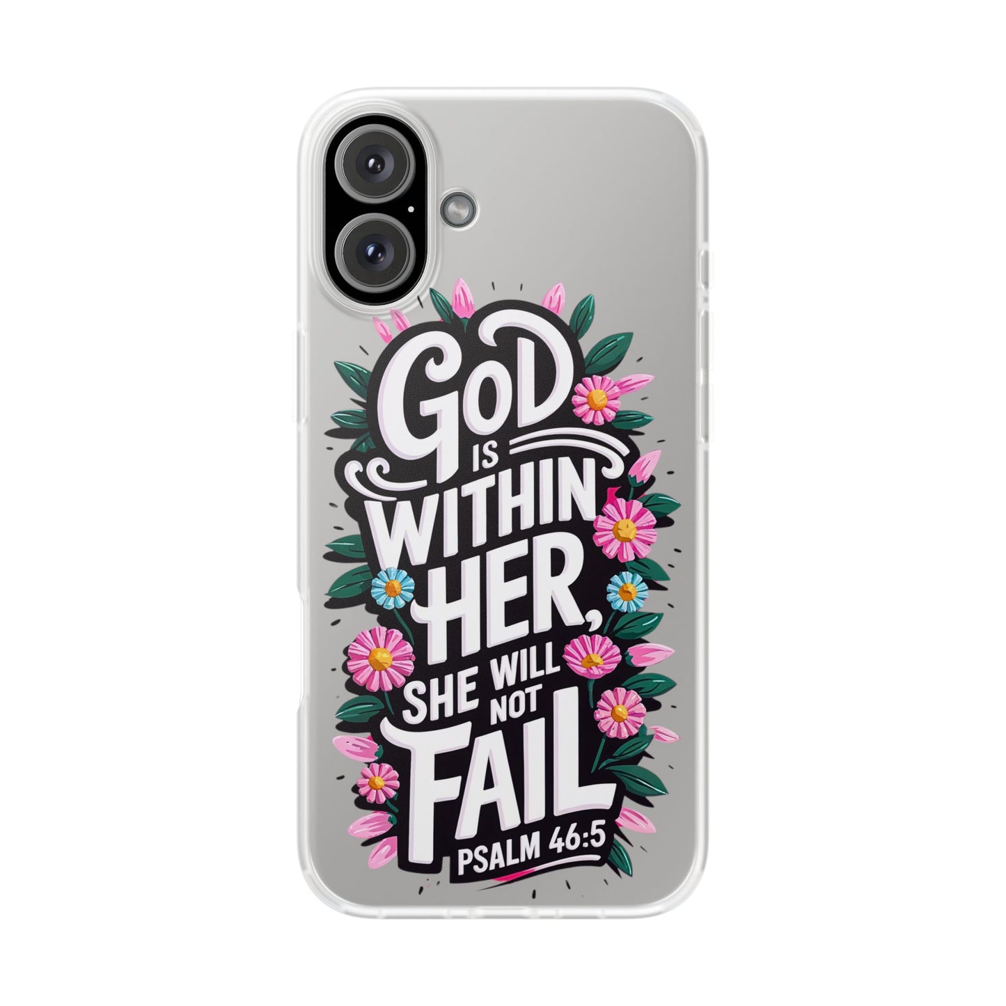 God is Within Her iPhone Case Transparent