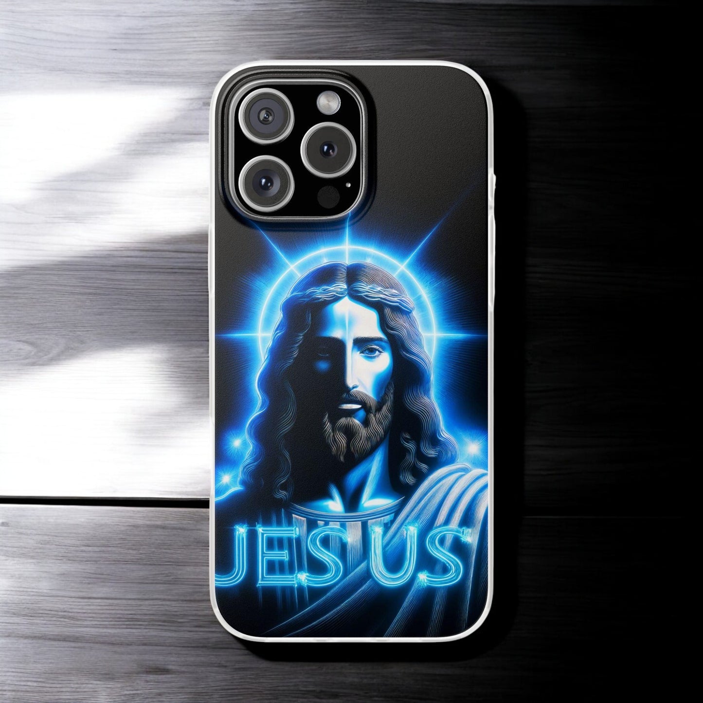 Glowing Jesus Majesty iPhone Case