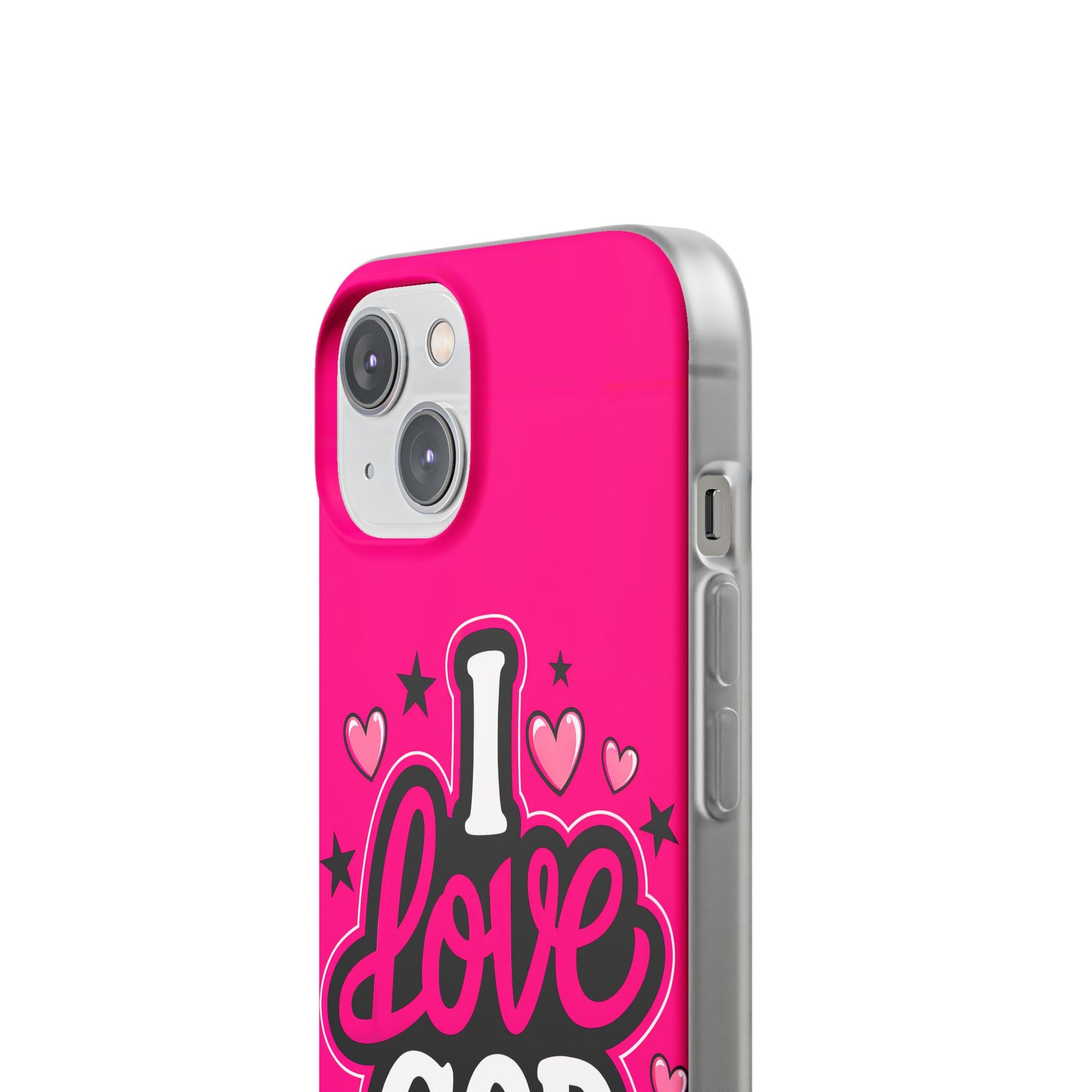 I Love God iPhone Case