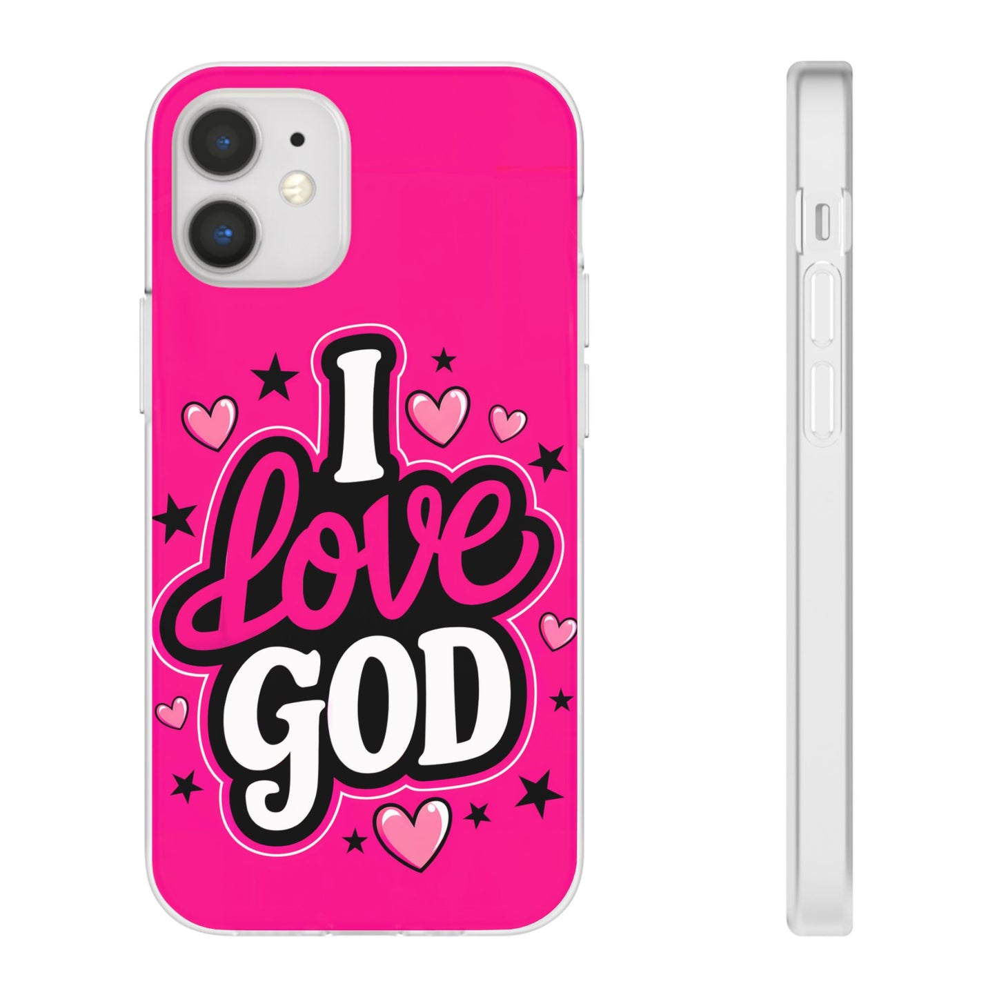 I Love God iPhone Case