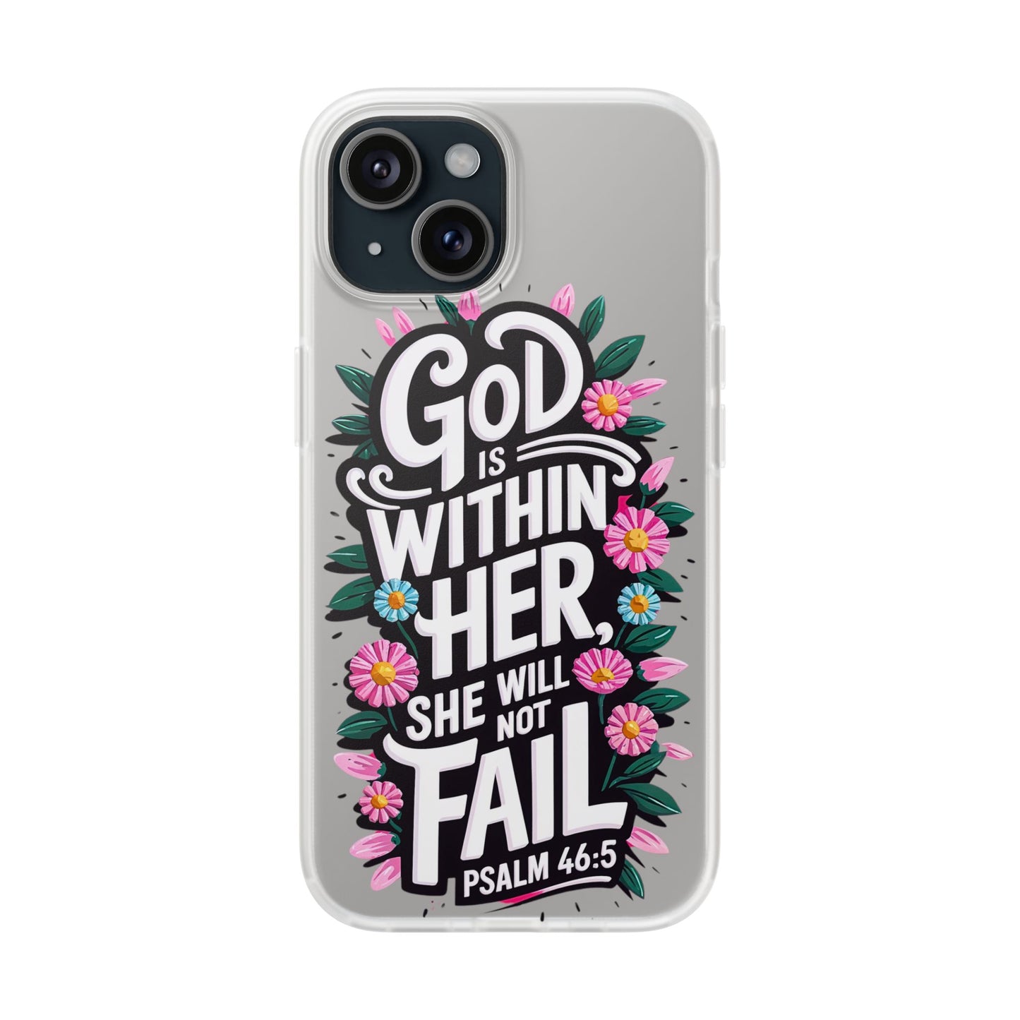 God is Within Her iPhone Case Transparent