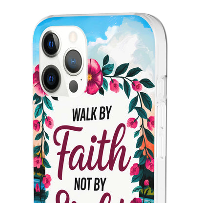 Walk by Faith Floral iPhone Case II