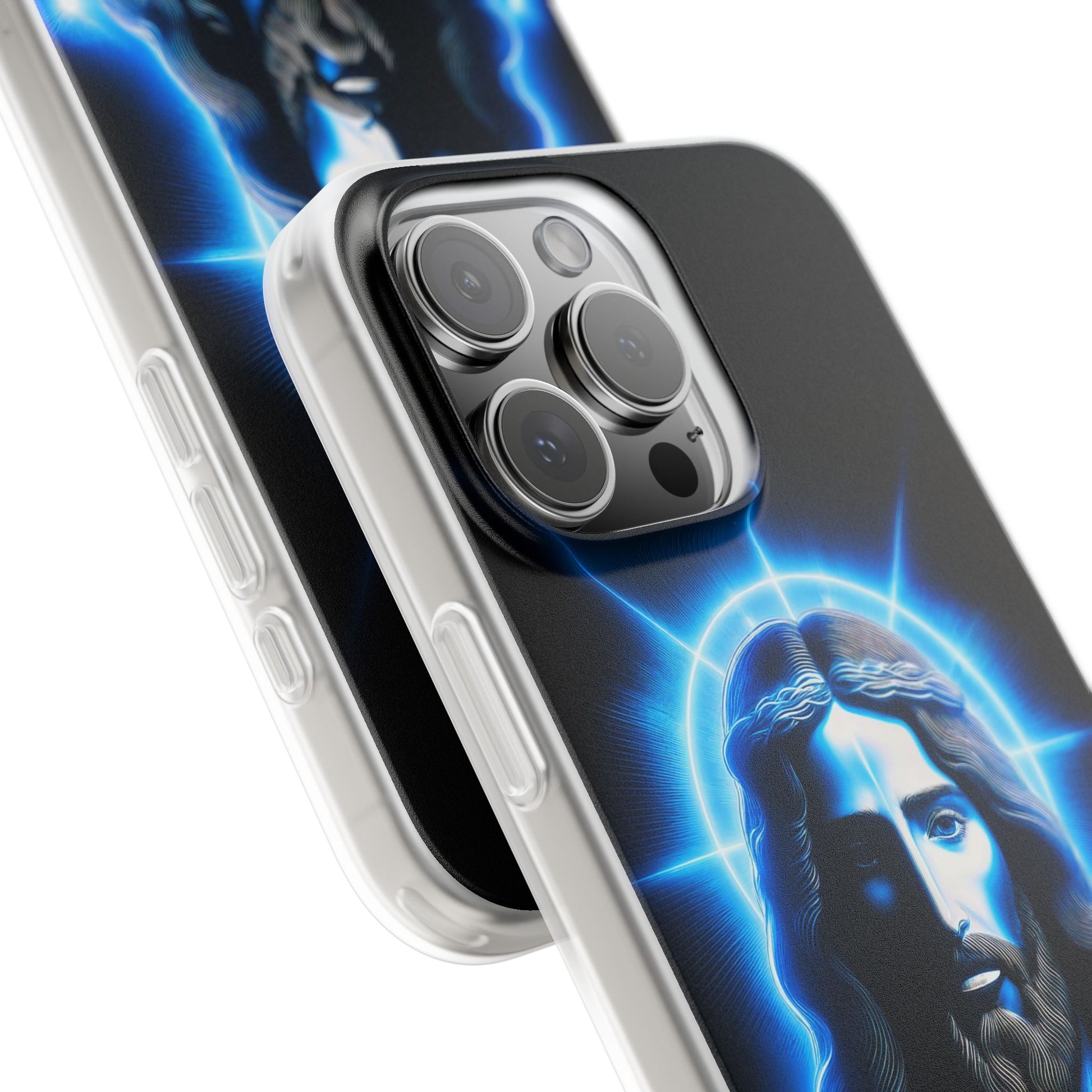 Glowing Jesus Majesty iPhone Case