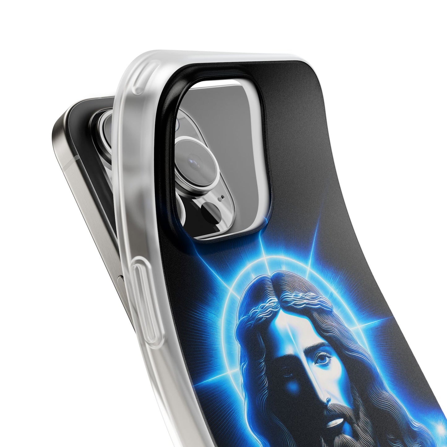 Glowing Jesus Majesty iPhone Case